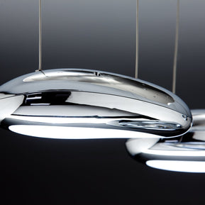 Lampadario a Sospensione Led Drop Design 5B Salotto Moderno