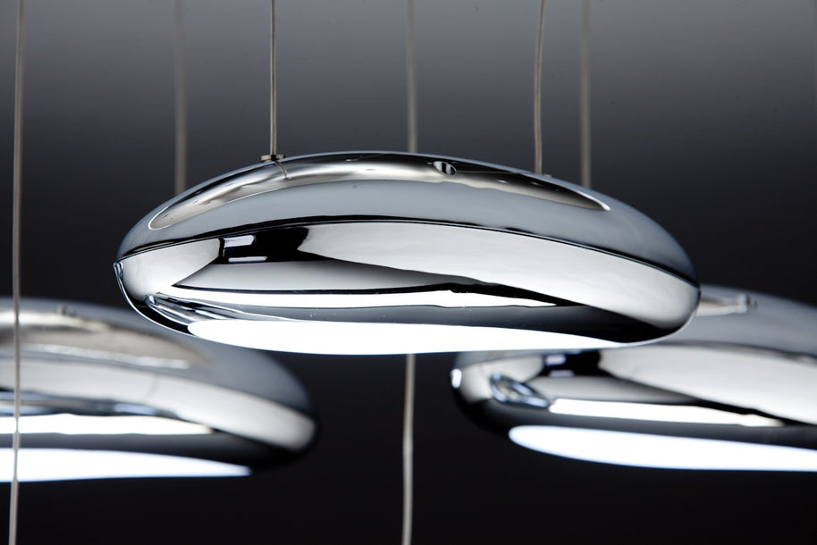 Lampadario a Sospensione Led Drop Design 5B Salotto Moderno
