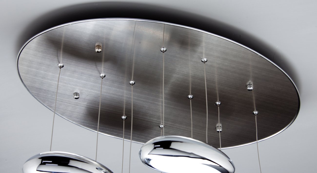 Lampadario a Sospensione Led Drop Design 5B Salotto Moderno