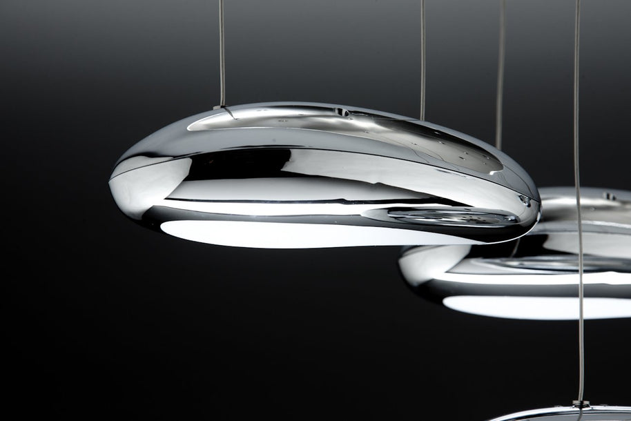 Lampadario a Sospensione Led Drop Design 5B Salotto Moderno