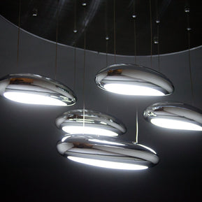 Lampadario a Sospensione Led Drop Design 5B Salotto Moderno