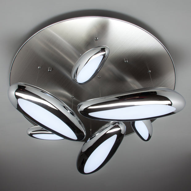 Lampadario a Led Drop Design 6B con Luce Calda Moderno