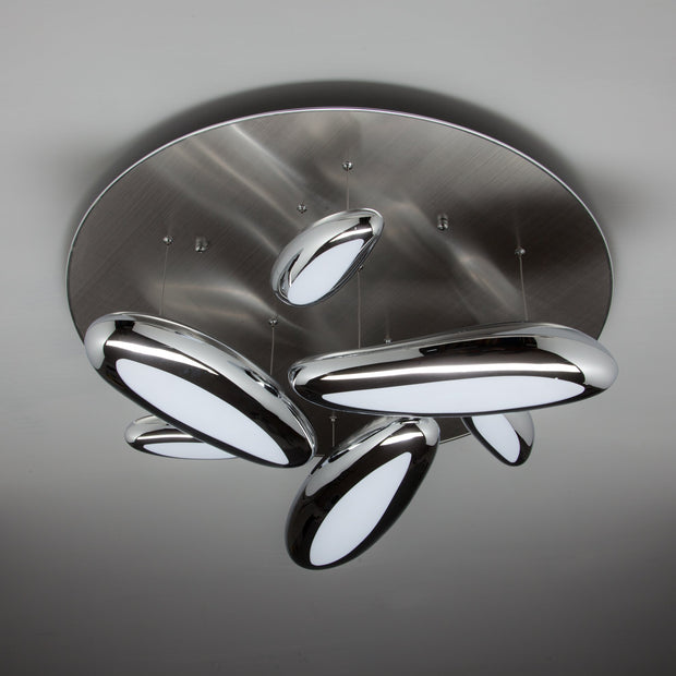 Lampadario a Led Drop Design 6B con Luce Calda Moderno