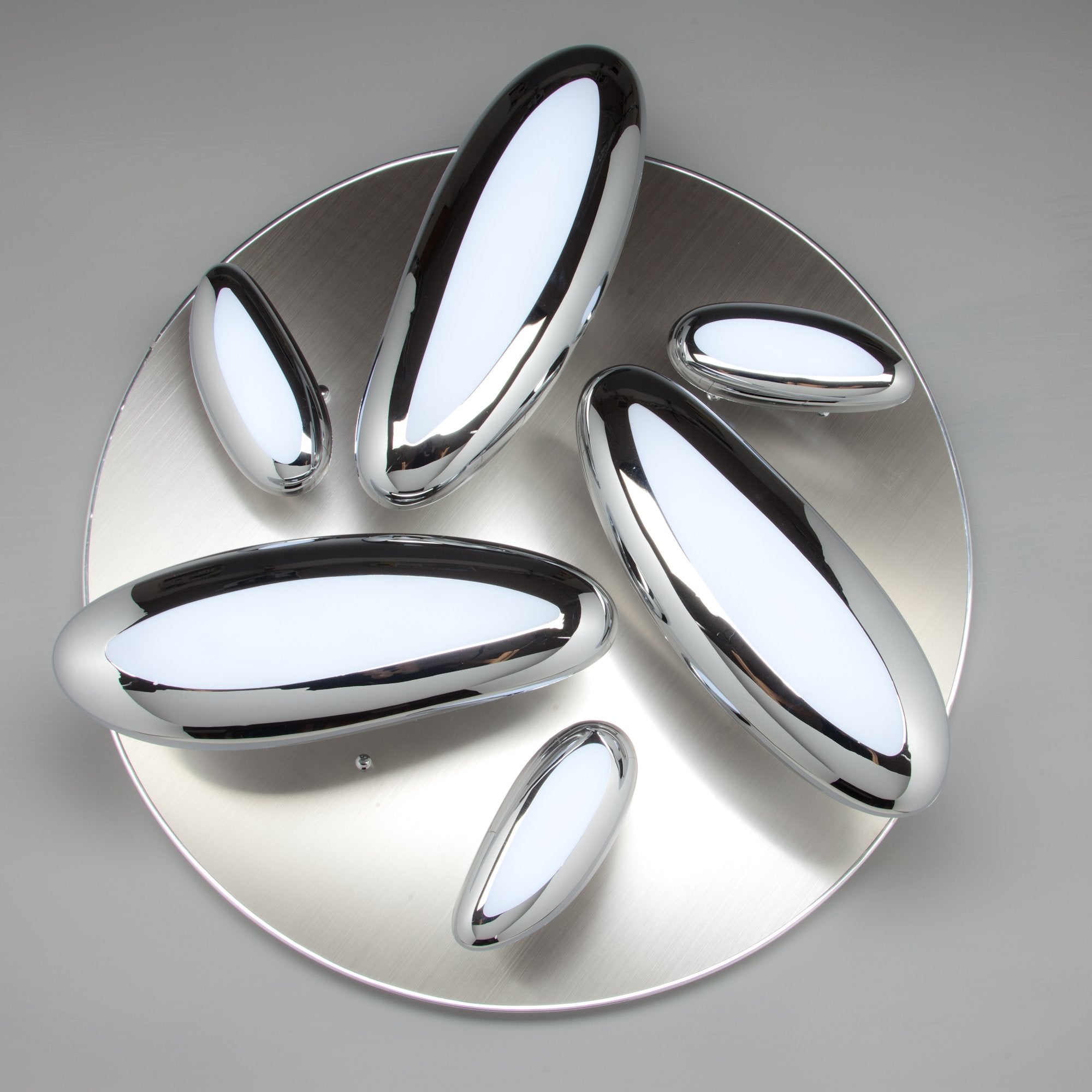 Lampadario a Led Drop Design 6B con Luce Calda Moderno