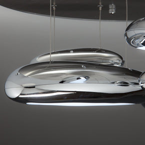 Lampadario a Led Drop Design 6B con Luce Calda Moderno
