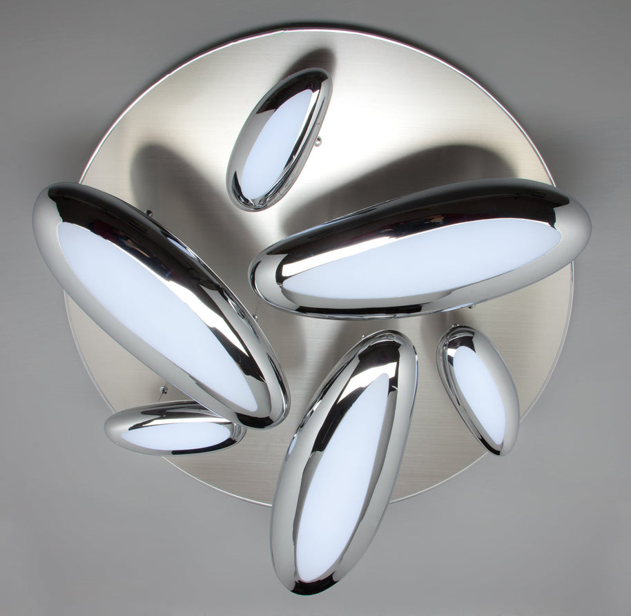 Lampadario a Led Drop Design 6B con Luce Calda Moderno