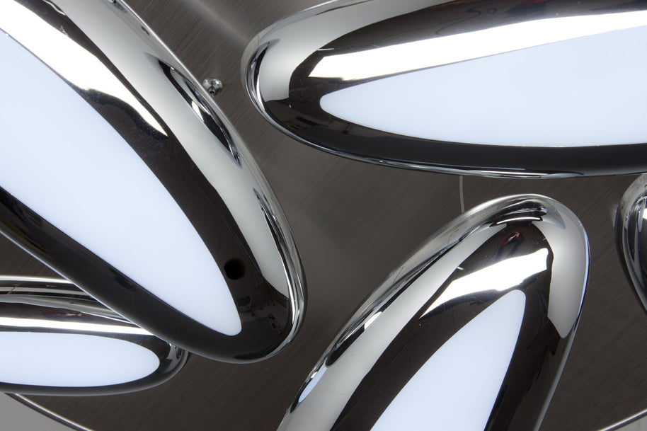 Lampadario a Led Drop Design 6B con Luce Calda Moderno