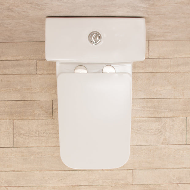 WC con Cassetta Esterna Minimal sedile e copri vaso L37xP64xA80cm