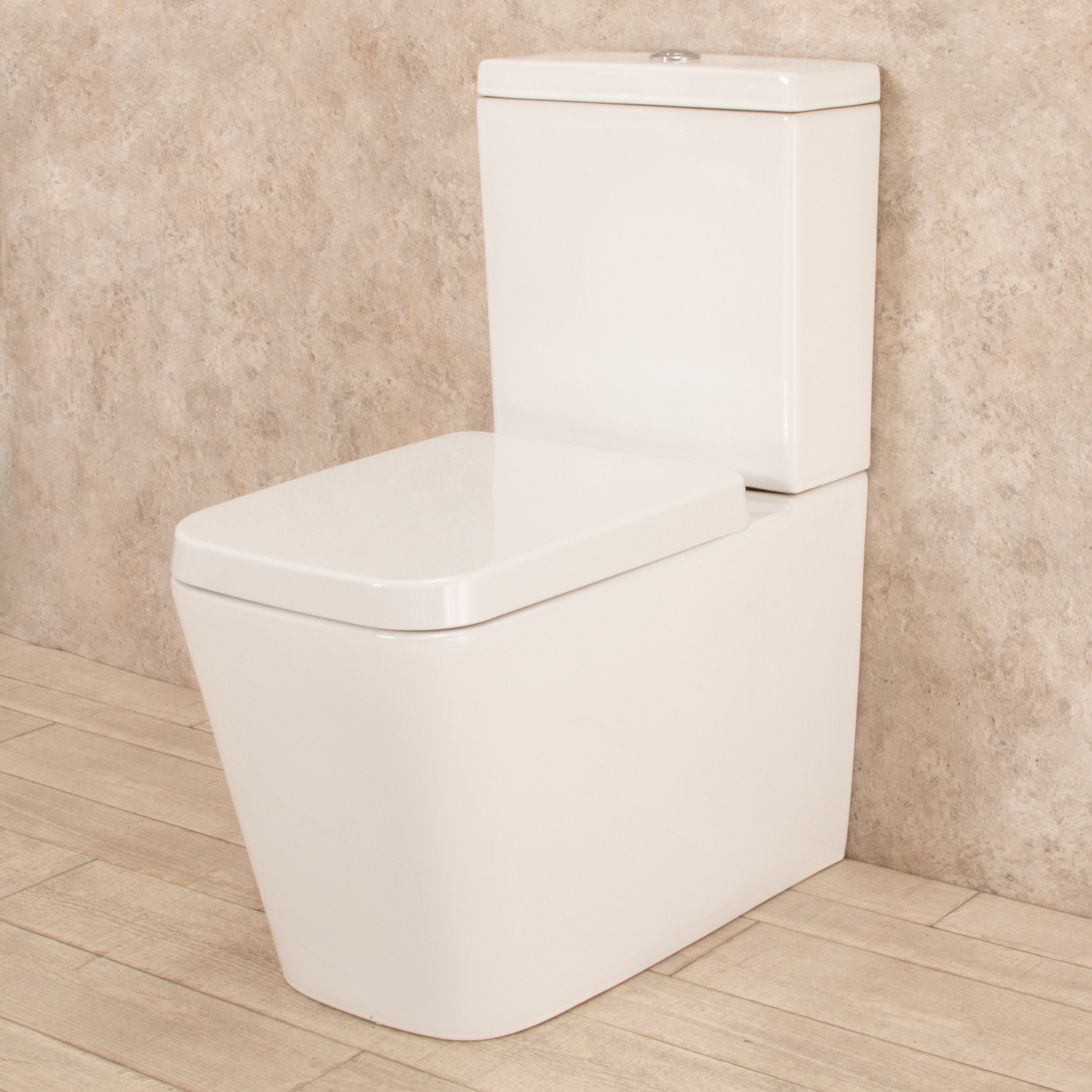 WC con Cassetta Esterna Minimal sedile e copri vaso L37xP64xA80cm