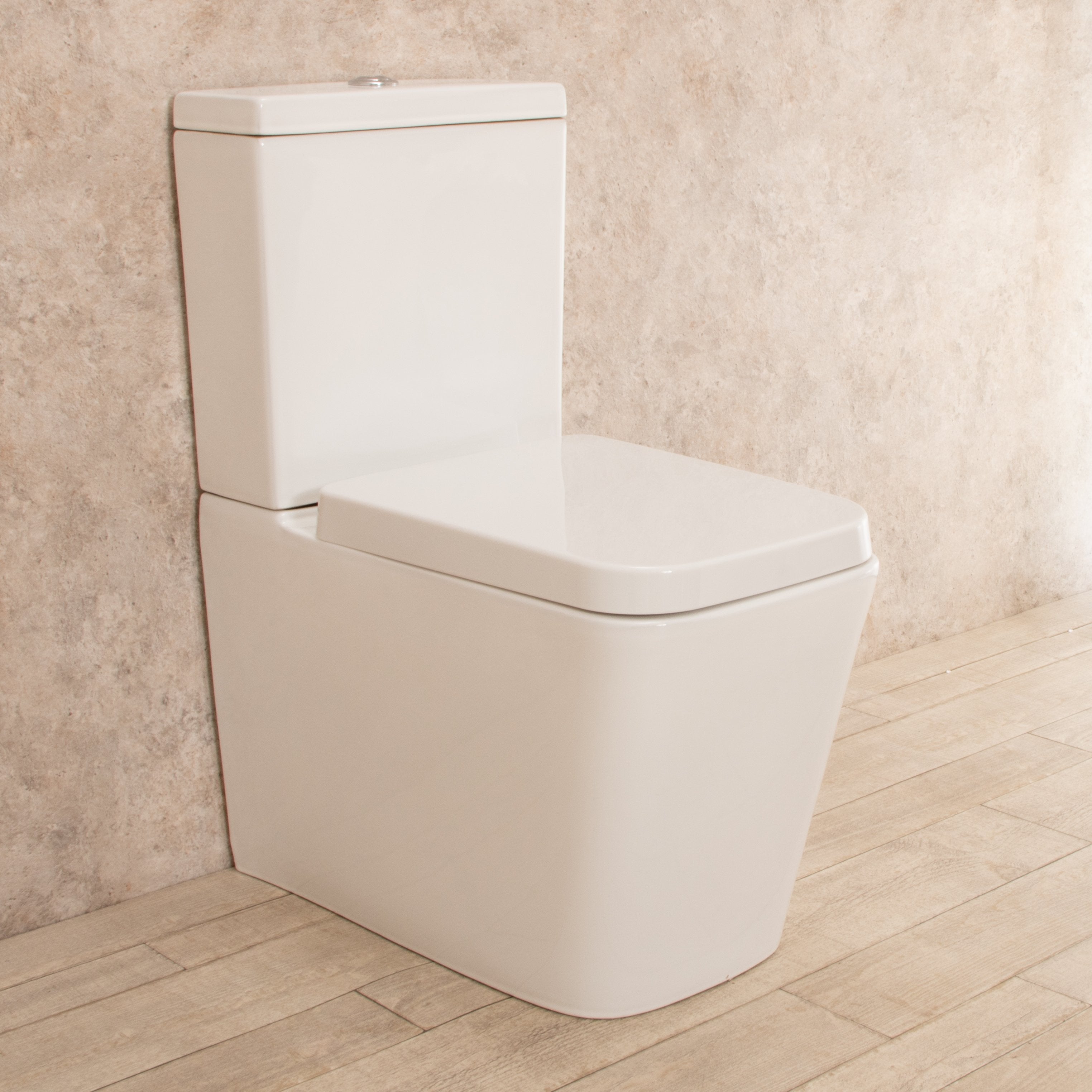 WC con Cassetta Esterna Minimal sedile e copri vaso L37xP64xA80cm