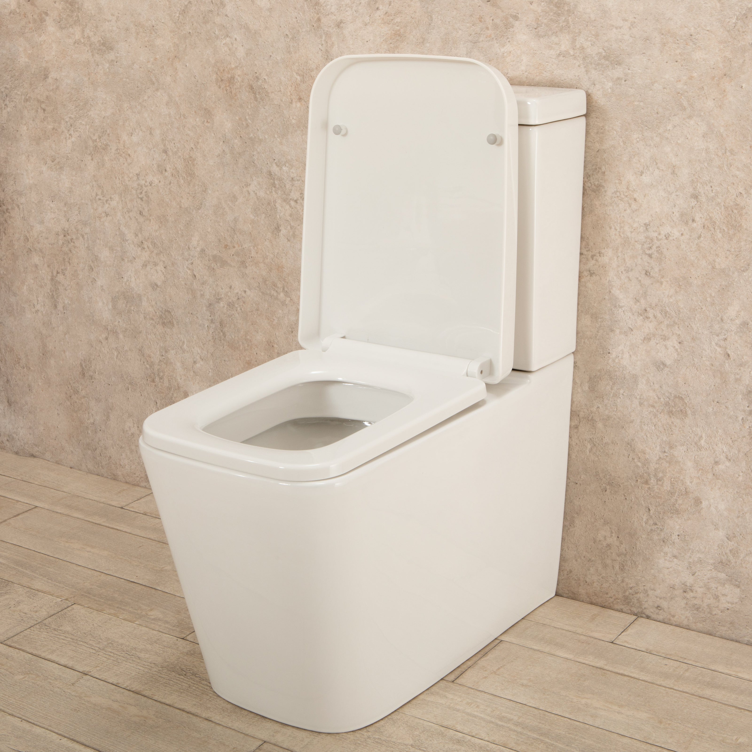 WC con Cassetta Esterna Minimal sedile e copri vaso L37xP64xA80cm