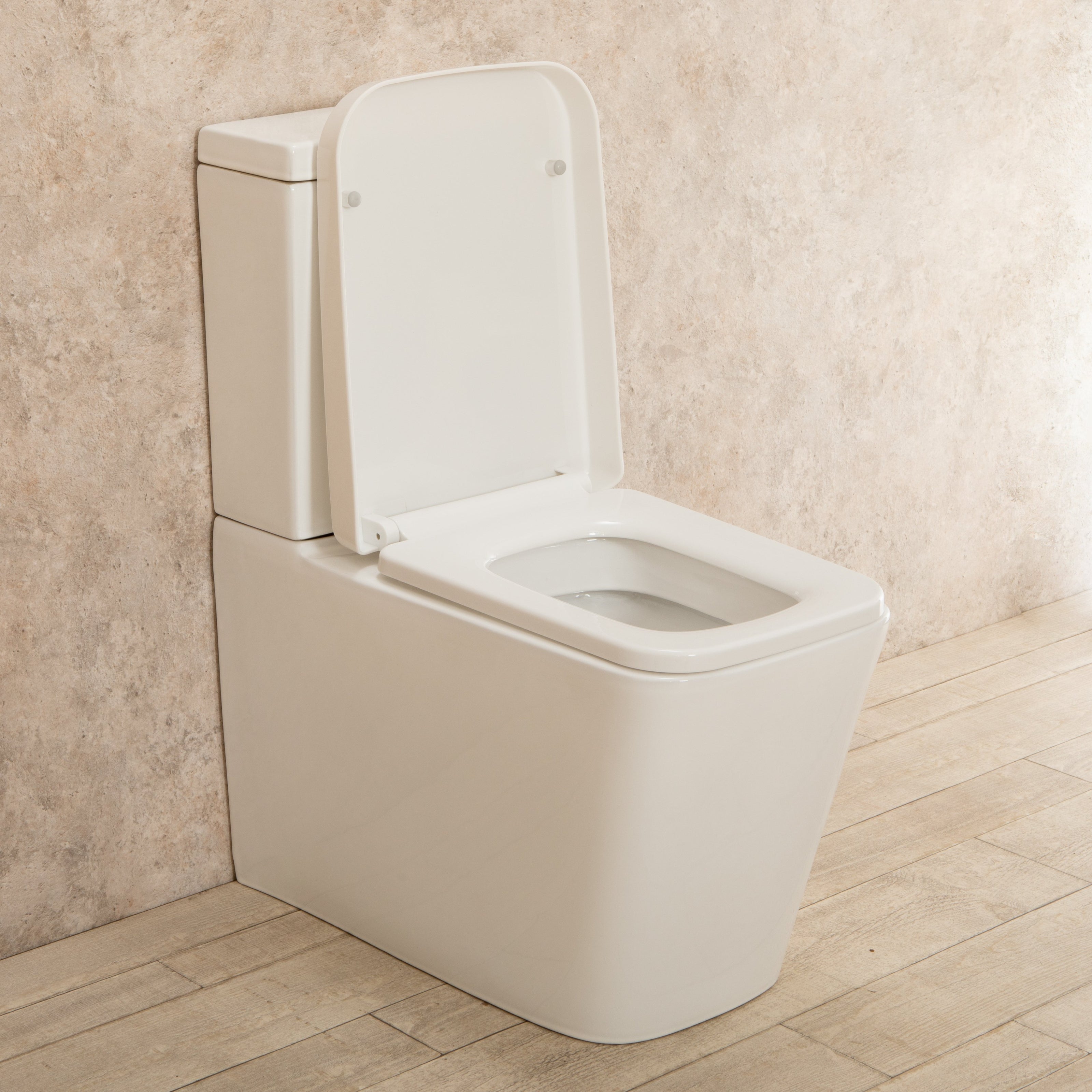 WC con Cassetta Esterna Minimal sedile e copri vaso L37xP64xA80cm