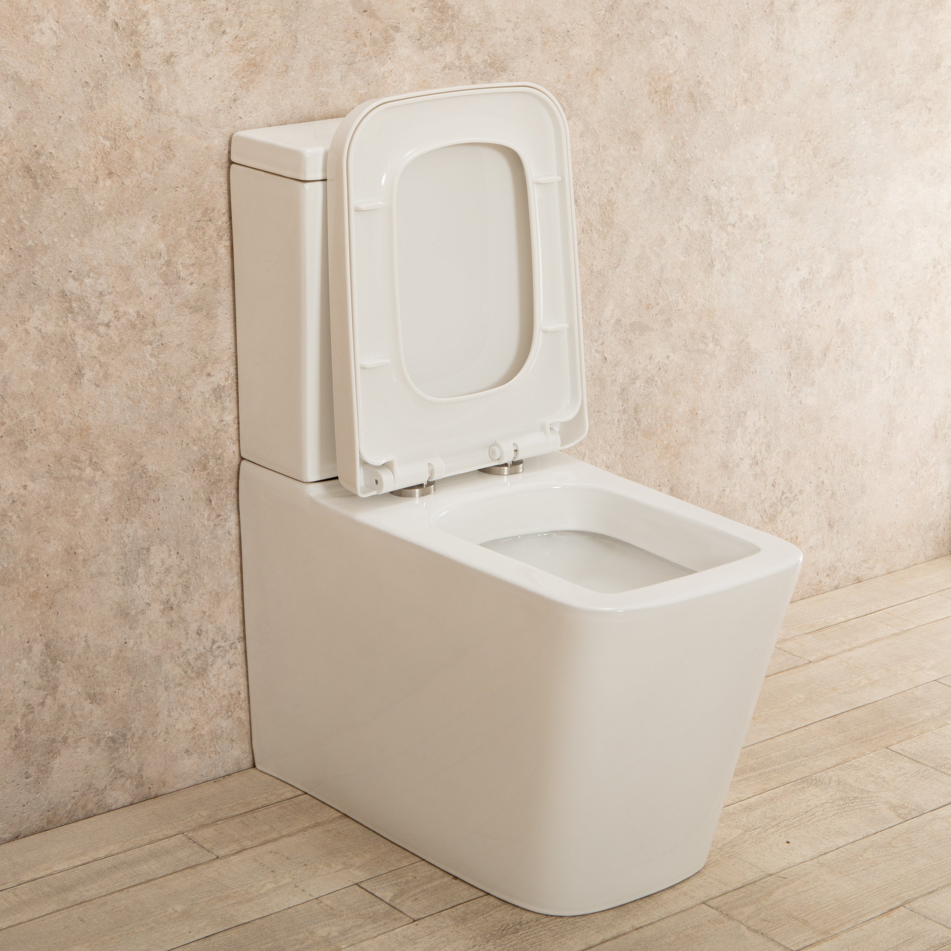 WC con Cassetta Esterna Minimal sedile e copri vaso L37xP64xA80cm