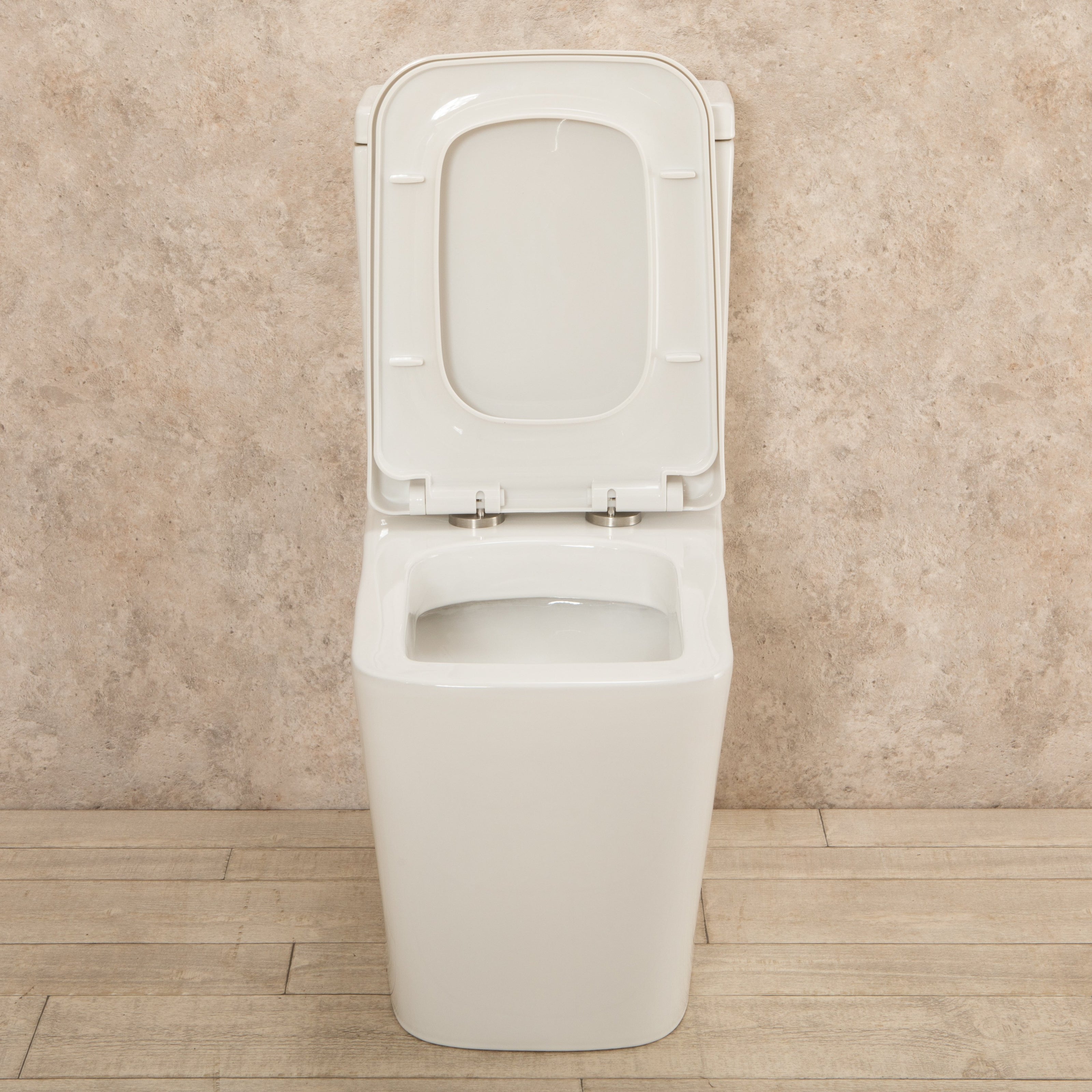 WC con Cassetta Esterna Minimal sedile e copri vaso L37xP64xA80cm