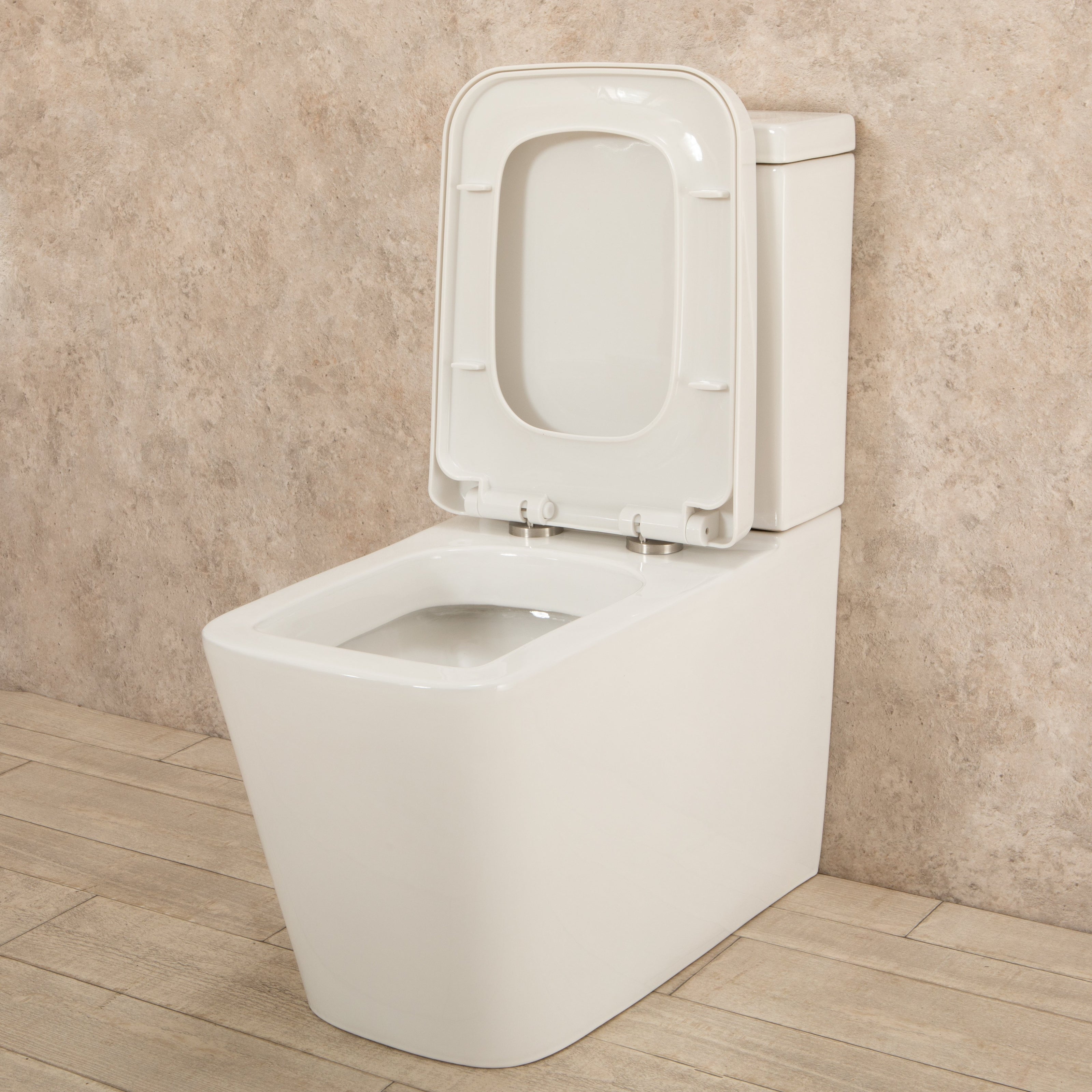 WC con Cassetta Esterna Minimal sedile e copri vaso L37xP64xA80cm