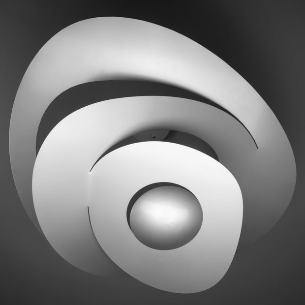 Lampadario Moderno Space Design color Argento 100cm in Metallo