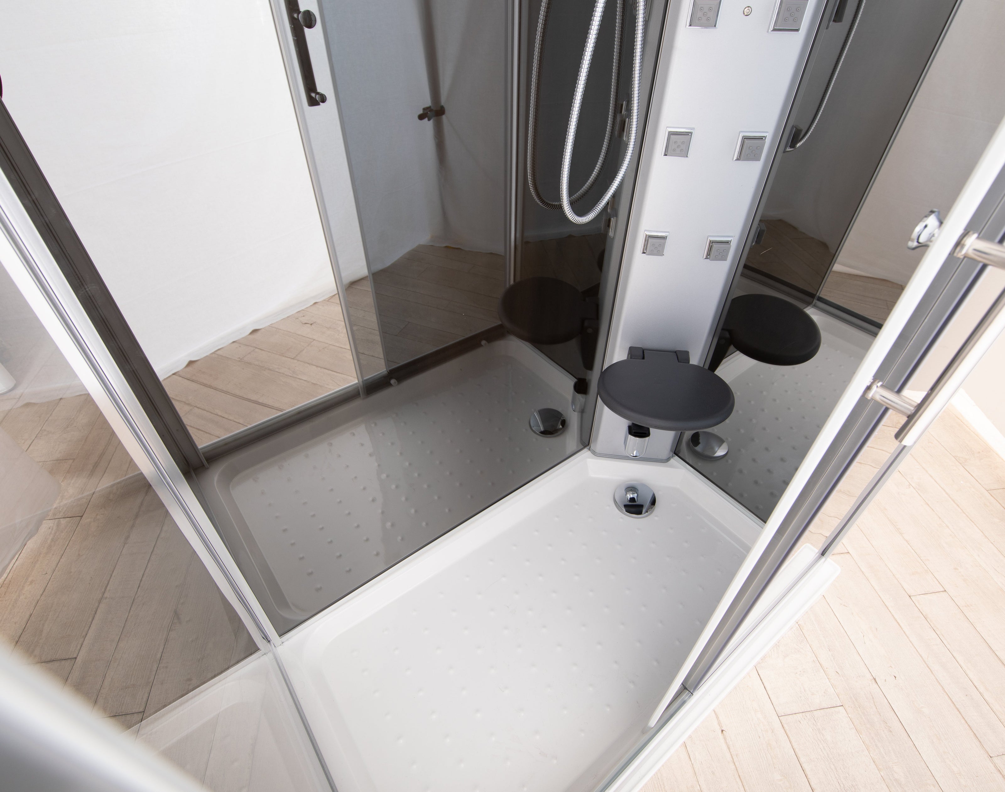 Doccia Air Plus 70x120 Sinistra Idromassaggio Multifunzione