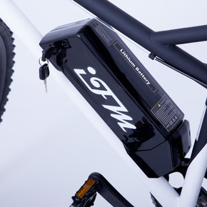 Mountain Bike Elettrica IFM Bianco Nero con Batteria Litio 36V/8Ah