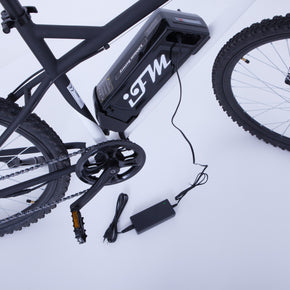 Mountain Bike Elettrica IFM Bianco Nero con Batteria Litio 36V/8Ah