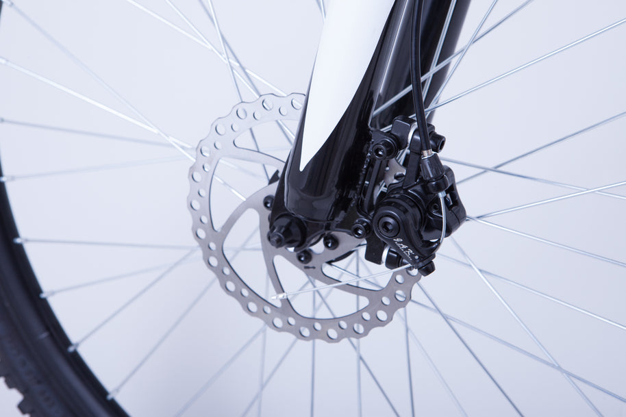 Mountain Bike Elettrica IFM Bianco Nero con Batteria Litio 36V/8Ah