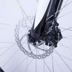 Mountain Bike Elettrica IFM Bianco Nero con Batteria Litio 36V/8Ah
