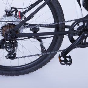 Mountain Bike Elettrica IFM Bianco Nero con Batteria Litio 36V/8Ah