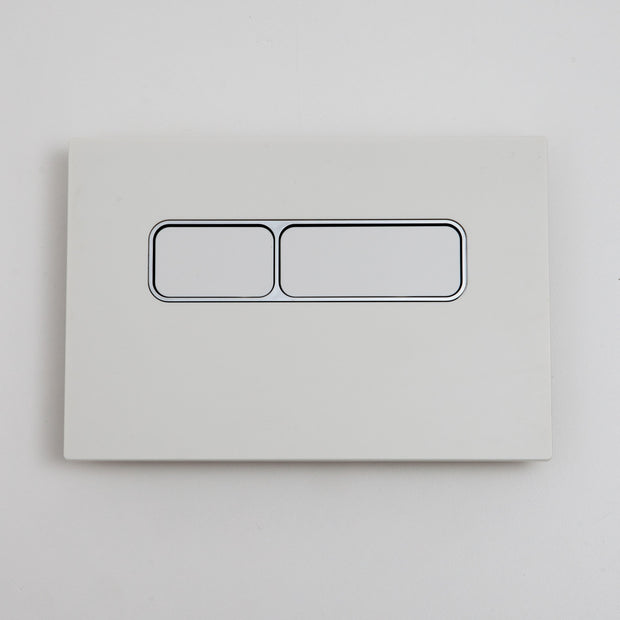 Cassetta WC da Incasso con Placca Color Bianco Lucido