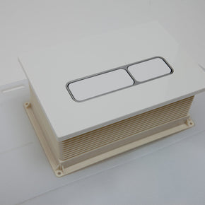 Cassetta WC da Incasso con Placca Color Bianco Lucido
