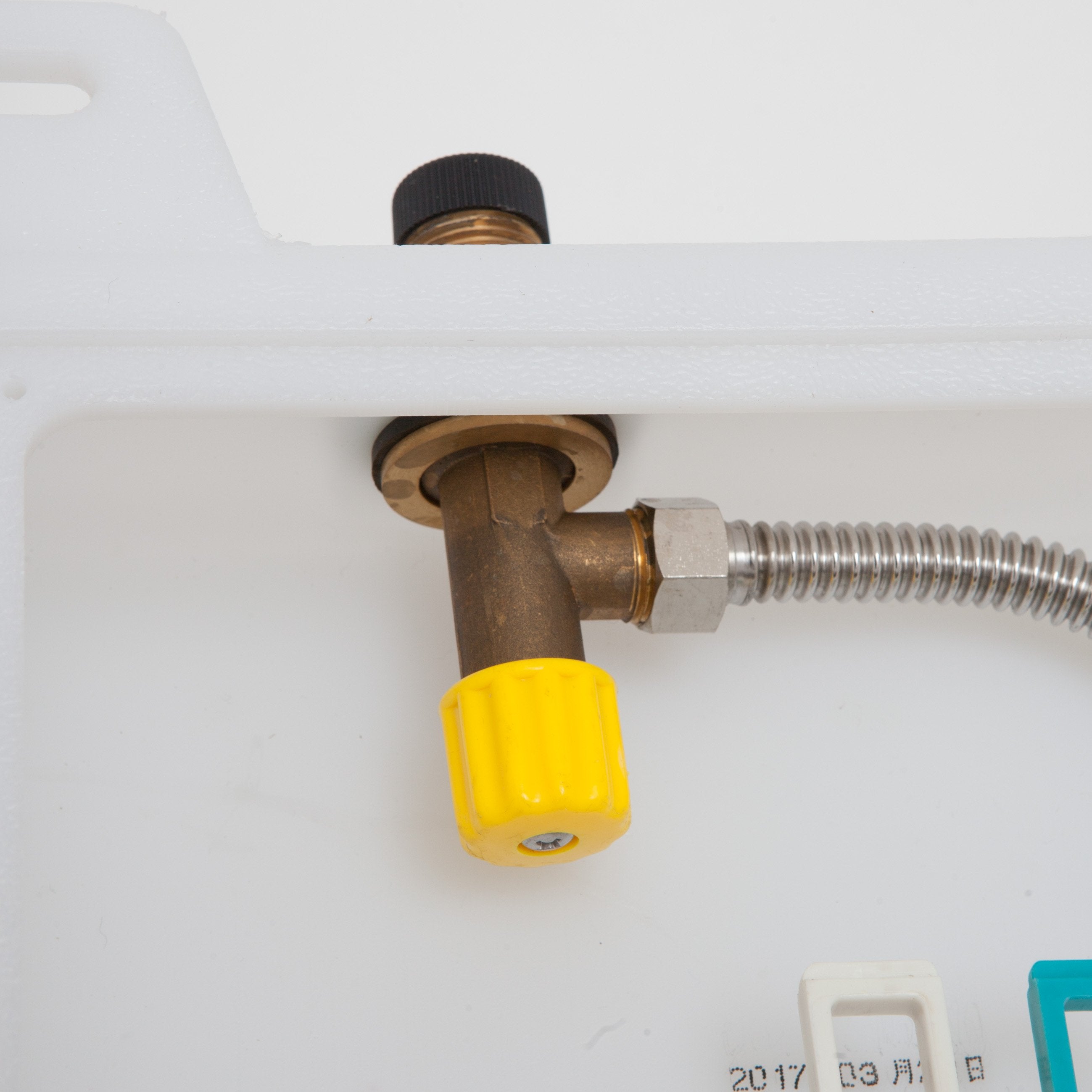 Cassetta WC da Incasso con Placca Color Bianco Lucido