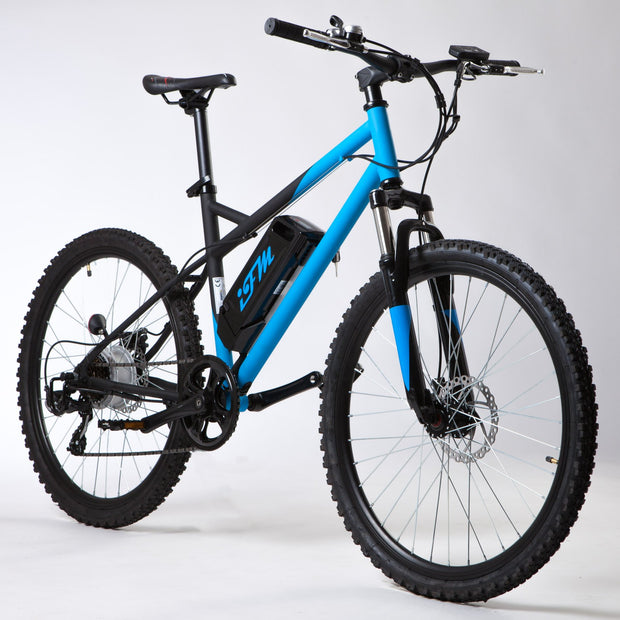 Mountain Bike Elettrica IFM Blu Nero con Batteria Litio 36V/8Ah