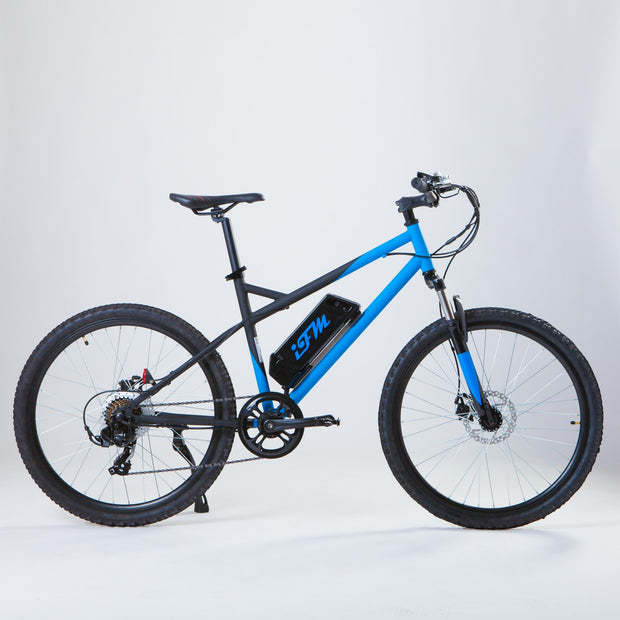 Mountain Bike Elettrica IFM Blu Nero con Batteria Litio 36V/8Ah
