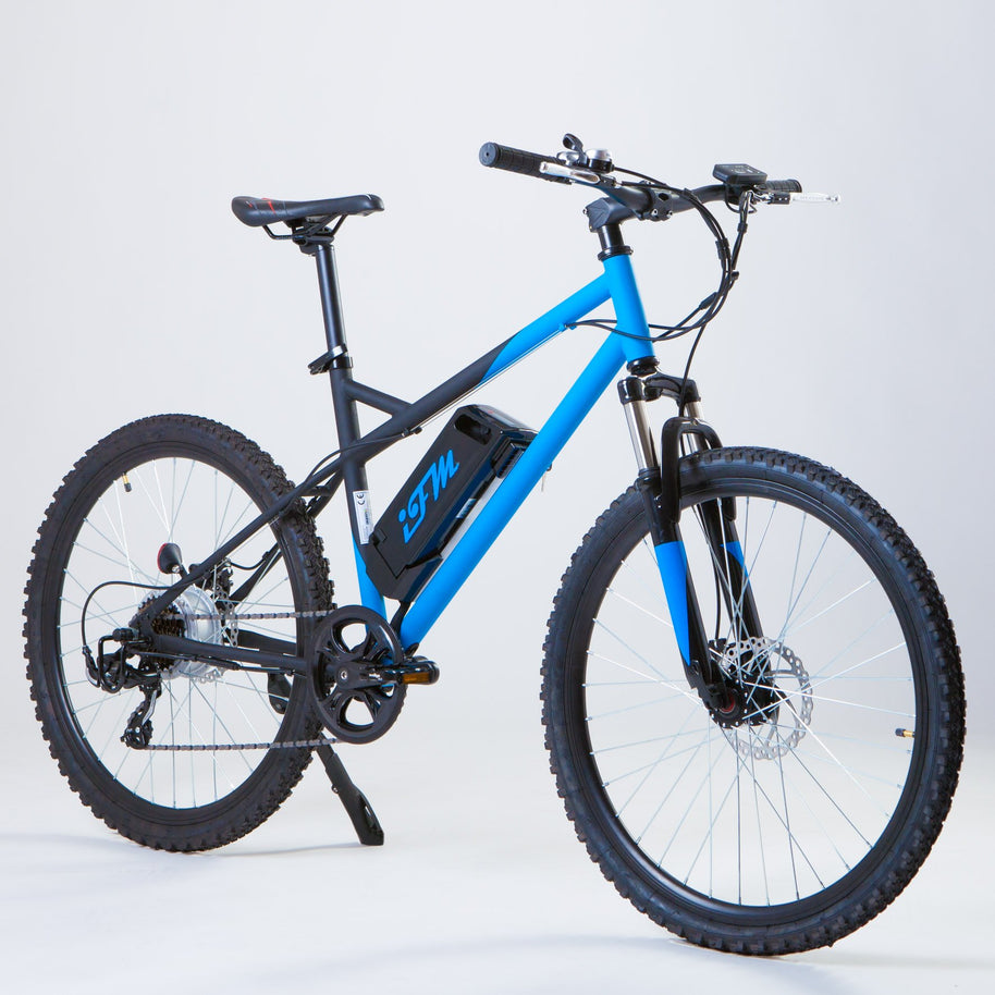 Mountain Bike Elettrica IFM Blu Nero con Batteria Litio 36V/8Ah