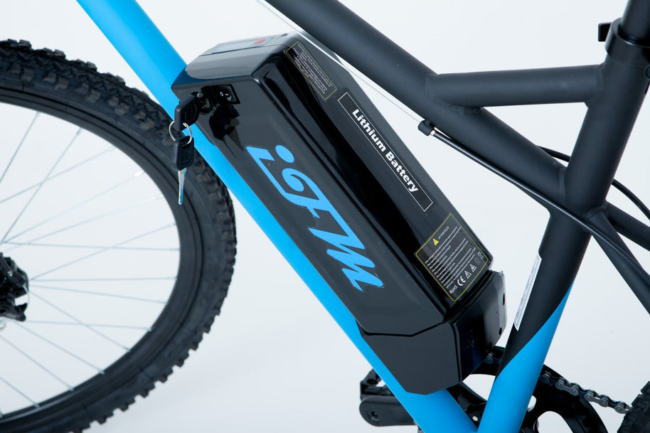 Mountain Bike Elettrica IFM Blu Nero con Batteria Litio 36V/8Ah