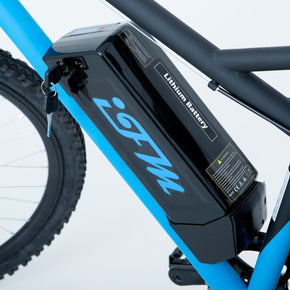 Mountain Bike Elettrica IFM Blu Nero con Batteria Litio 36V/8Ah