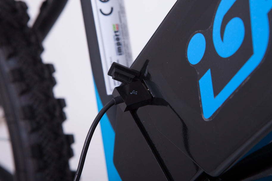 Mountain Bike Elettrica IFM Blu Nero con Batteria Litio 36V/8Ah