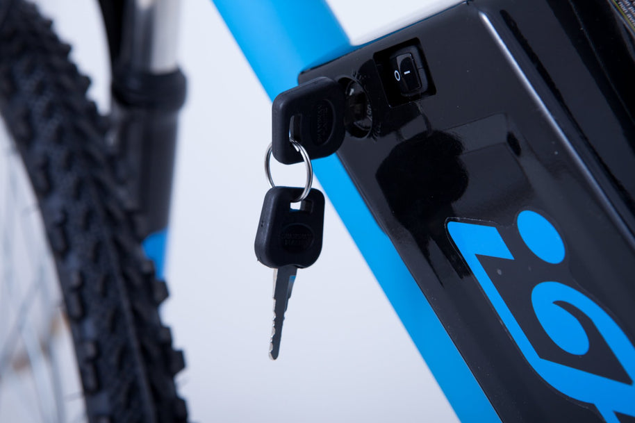 Mountain Bike Elettrica IFM Blu Nero con Batteria Litio 36V/8Ah