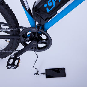 Mountain Bike Elettrica IFM Blu Nero con Batteria Litio 36V/8Ah