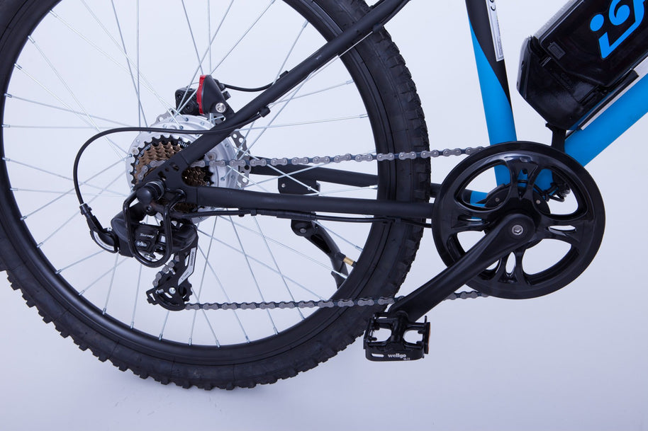 Mountain Bike Elettrica IFM Blu Nero con Batteria Litio 36V/8Ah