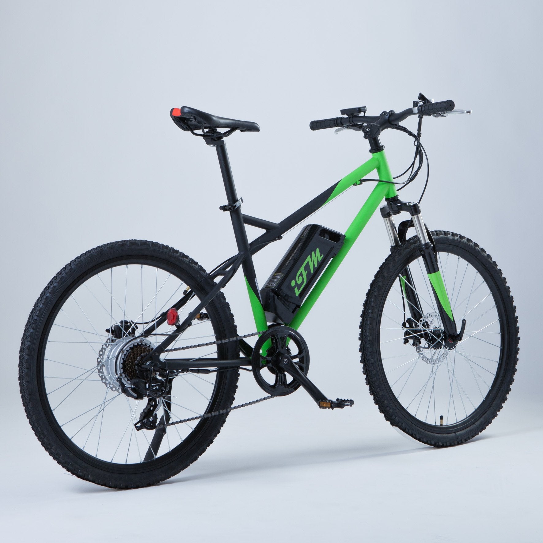 Mountain Bike Elettrica IFM Verde Nero con Batteria Litio 36V/8Ah