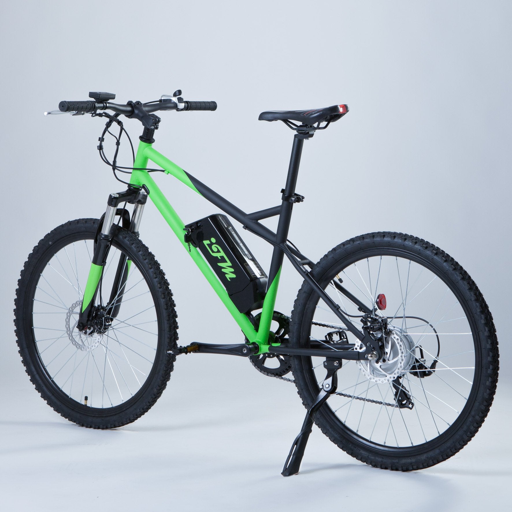 Mountain Bike Elettrica IFM Verde Nero con Batteria Litio 36V/8Ah