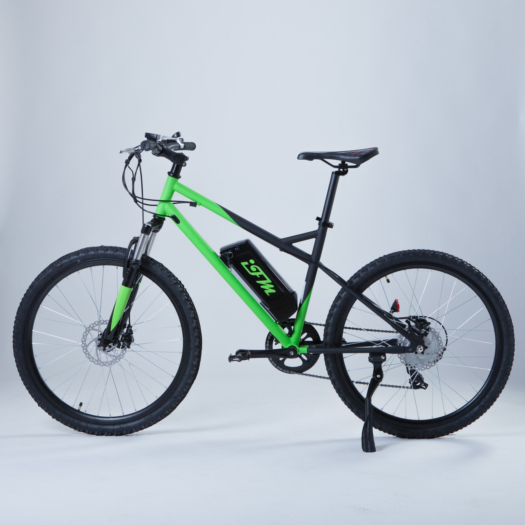Mountain Bike Elettrica IFM Verde Nero con Batteria Litio 36V/8Ah