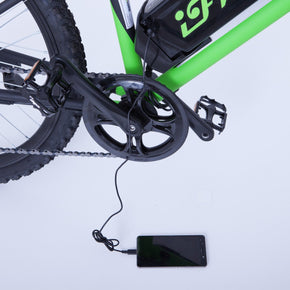 Mountain Bike Elettrica IFM Verde Nero con Batteria Litio 36V/8Ah