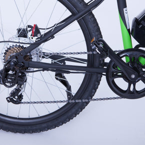 Mountain Bike Elettrica IFM Verde Nero con Batteria Litio 36V/8Ah