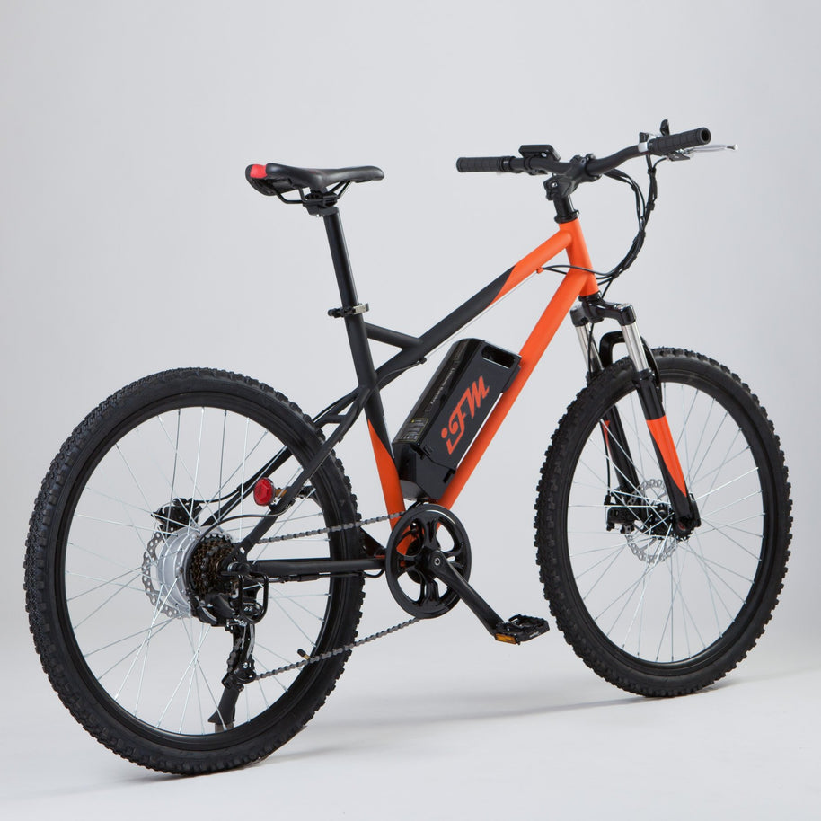 Mountain Bike Elettrica IFM Arancione Nero con Batteria Litio 36V/8Ah