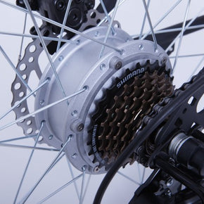 Mountain Bike Elettrica IFM Arancione Nero con Batteria Litio 36V/8Ah