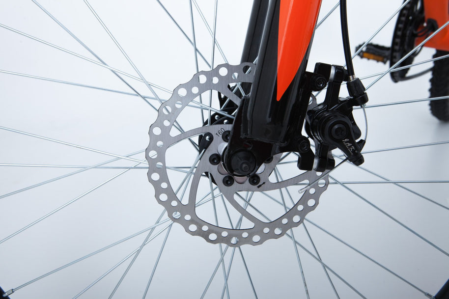 Mountain Bike Elettrica IFM Arancione Nero con Batteria Litio 36V/8Ah