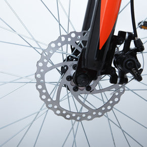 Mountain Bike Elettrica IFM Arancione Nero con Batteria Litio 36V/8Ah
