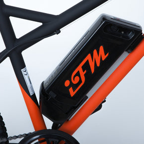 Mountain Bike Elettrica IFM Arancione Nero con Batteria Litio 36V/8Ah