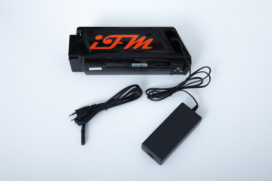 Mountain Bike Elettrica IFM Arancione Nero con Batteria Litio 36V/8Ah
