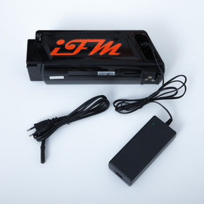 Mountain Bike Elettrica IFM Arancione Nero con Batteria Litio 36V/8Ah